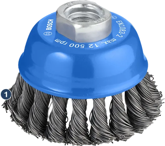 Bosch cup wire brush for angle grinders.