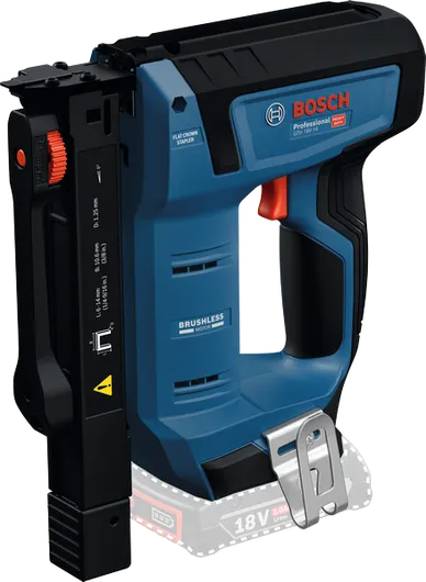 Bosch GTH 18V-14 cordless flat crown stapler.