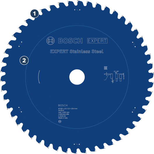 Bosch Expert Stainless Steel circular saw blade.