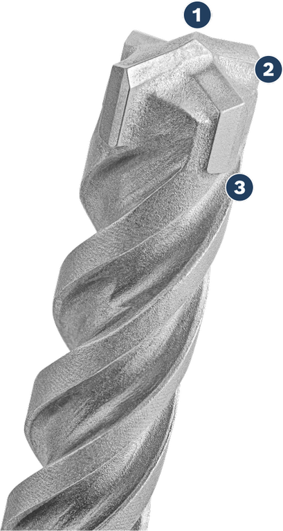 Long Life drilling in reinforced concrete Long Life drilling in reinforced concrete
