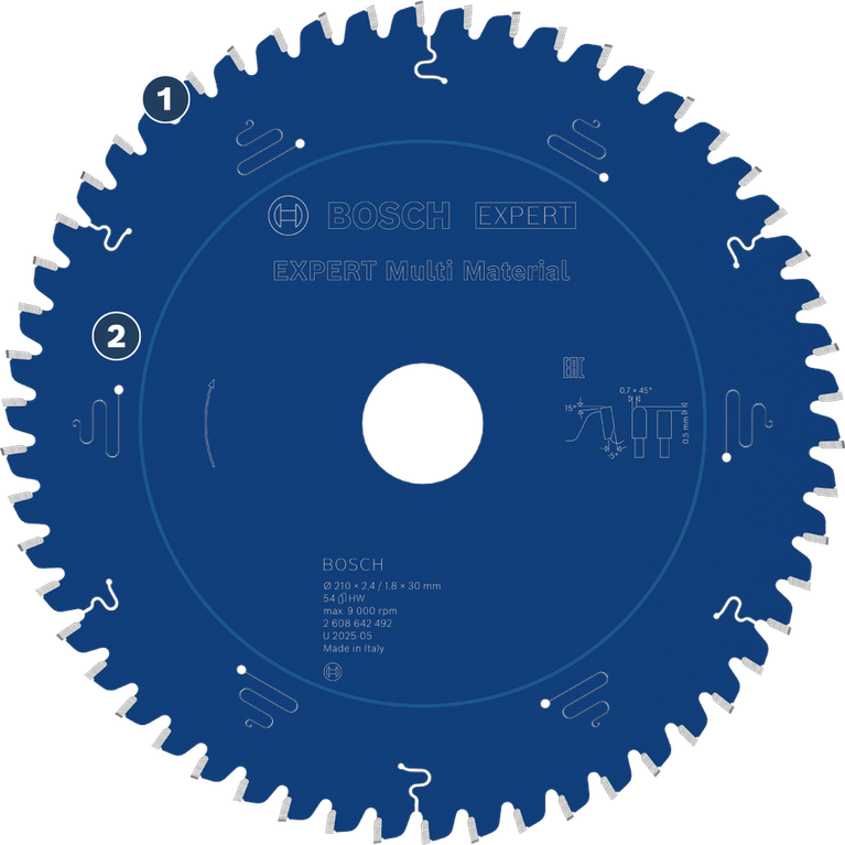 Bosch Expert Multi Material circular saw blade.