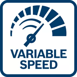 Contrôle facile et précis du RPM grâce à la vitesse variable