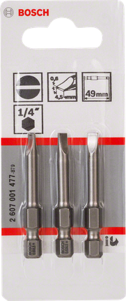 Screwdriver bit Extra Hard Bosch screwdriver bit set 49mm.
