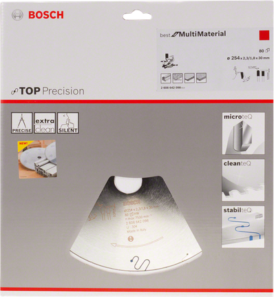 Bosch Top Precision Best for MultiMaterial saw blade.