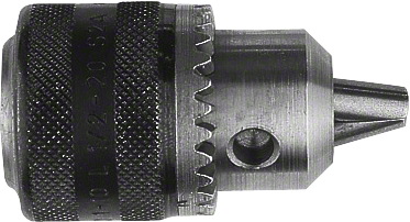 Keyed chucks up to 10 mm Bosch keyed drill chuck for secure bit holding.
