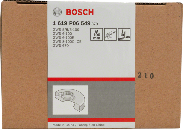 Bosch protective guard with cover 100 mm.