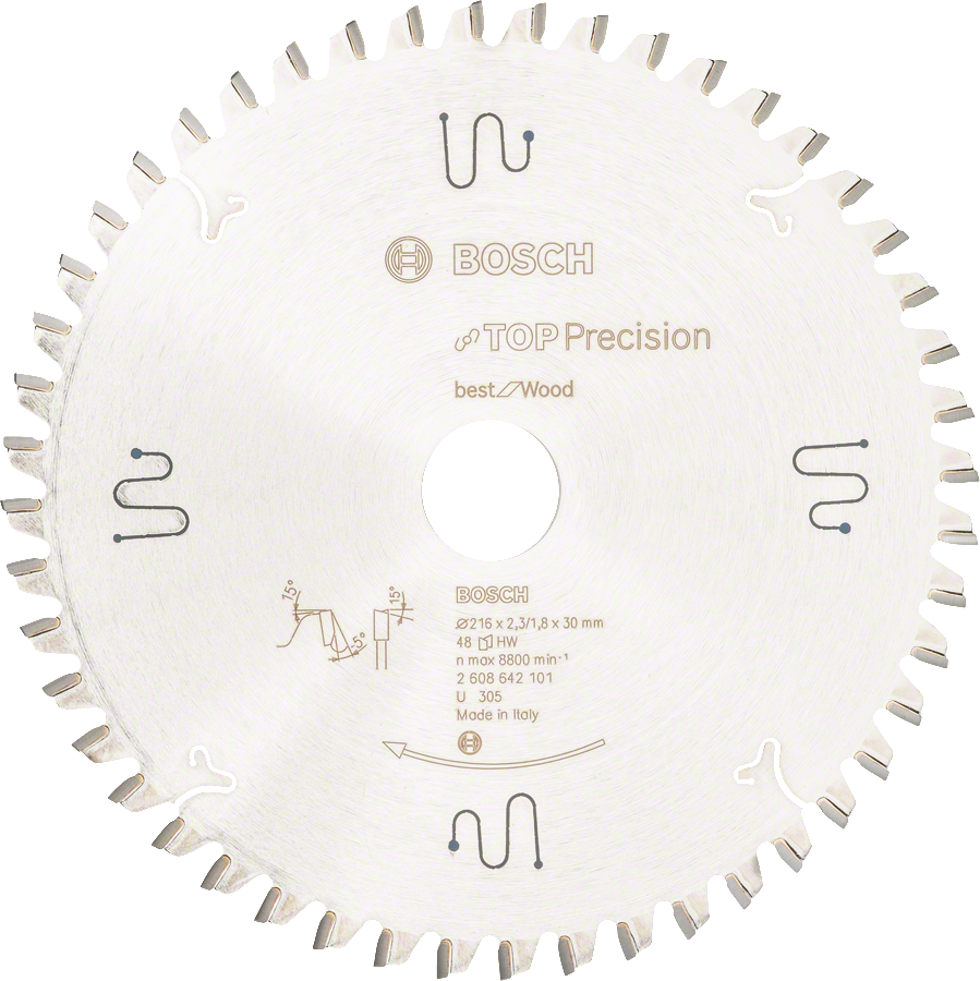 Bosch Top Precision Best for Wood circular saw blade.