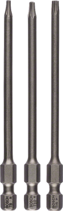 3-piece screwdriver bit set, Extra Hard Bosch 3-piece extra hard screwdriver bit set T8 T10 T15.