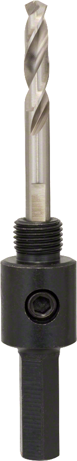 Bosch hexagon socket adapter 6.35 mm, 81 mm length.