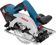 Bosch GKS 18V-57 G cordless circular saw with case.