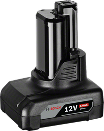 GBA 12V 6.0Ah Bosch 12V 6.0Ah Li-Ion battery pack.