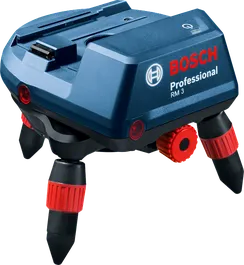 Bosch RM 3 accessory with adjustable tripod legs.
