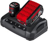 Bosch GAX 18V-30 charger with 18V and 12V batteries.