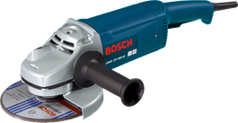 Bosch GWS 20-180 H angle grinder with 180mm disc.