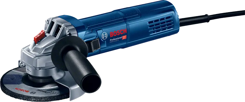Bosch GWS 9-115 S angle grinder with 115mm disc.