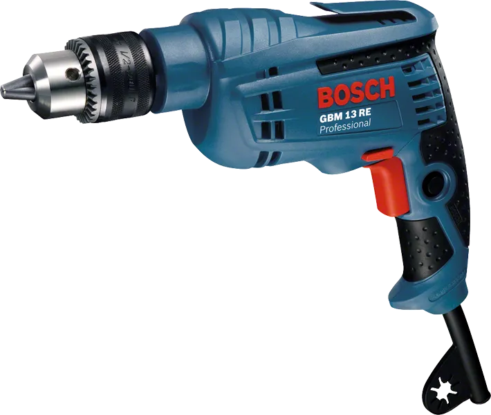 Bosch GBM 13 RE drill with 600W motor.