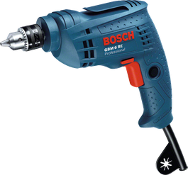 Bosch GBM 6 RE drill, compact 350W design.