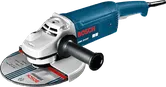 Blue Bosch angle grinder.