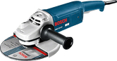 Blue Bosch angle grinder.