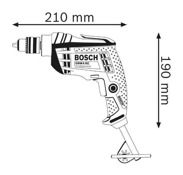 Drill dimensions.