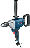 Bosch GBM 1600 RE drill with 850 W input power.