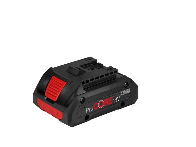 ProCORE18V 4.0Ah Bosch ProCORE18V 4.0Ah battery for cordless tools.