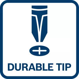 Robust screwdriver thanks to durable tip design