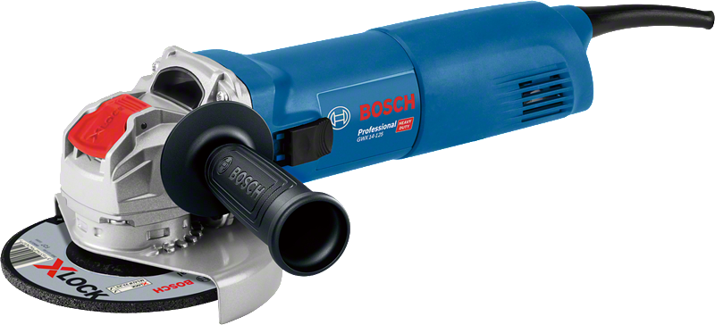GWX 14-125 Bosch GWX 14-125 angle grinder with X-LOCK system.