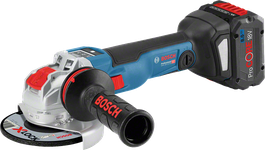 Bosch GWX 18V-10 SC cordless angle grinder.