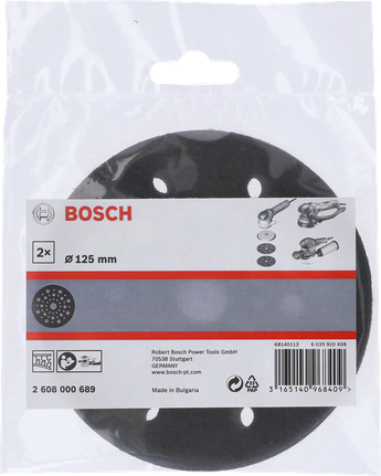 Pad Savers 125 mm for random orbit sanders Bosch 125 mm pad savers pack.