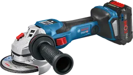 Bosch GWS 18V-15 SC cordless angle grinder.