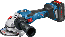 Bosch GWS 18V-15 SC cordless angle grinder.