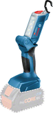 Bosch GLI 18V-300 LED work light with ProCORE18V battery.