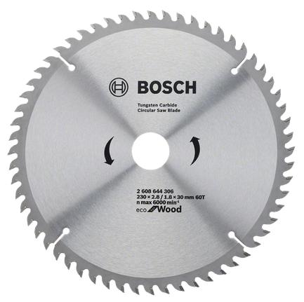 Bosch circular saw blade tungsten carbide for wood.