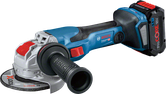 Bosch GWX 18V-15 C cordless angle grinder with X-LOCK.
