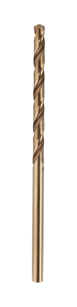 Gold twist drill bit.