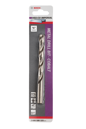 Bosch metal drill bit HSS-Co cobalt 3/8 inch.