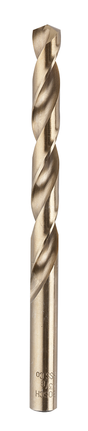 Gold twist drill bit.