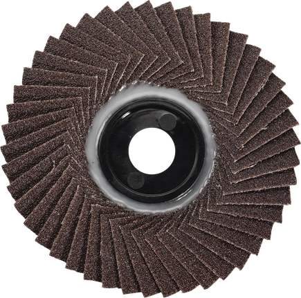 Flexible flap disc -X435-100mm-100P Bosch flap disc wheel for metal grinding.