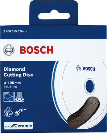 Bosch diamond cutting disc 105mm.