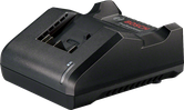 Bosch GAL 18V-20 battery charger for cordless tools.