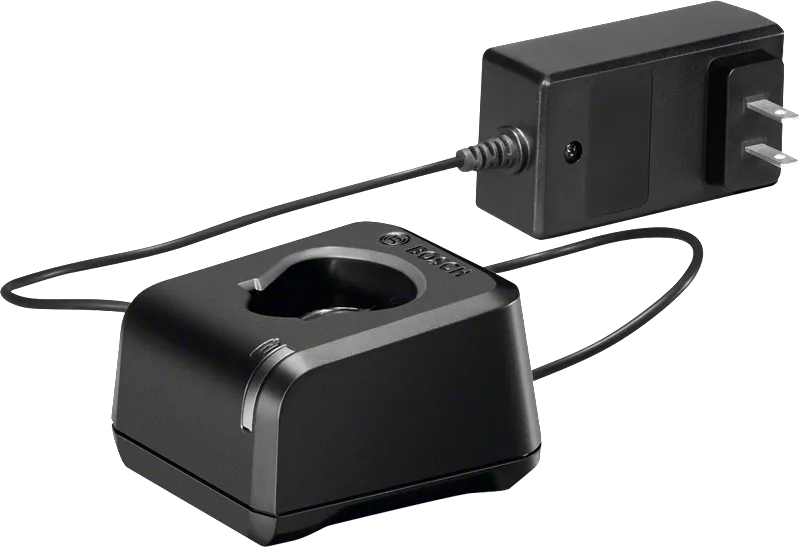 Bosch GAL 12V-20 battery charger with power supply.