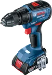 Bosch GSR 18V-50 cordless drill with 2.0Ah battery.