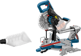 Bosch GCM 18V-216 cordless sliding mitre saw.