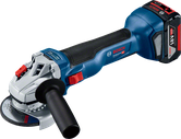 Bosch GWS 18V-10 cordless angle grinder.