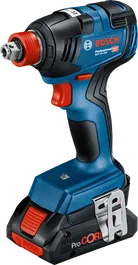 Bosch GDX 18V-200 cordless impact driver, ProCORE battery.
