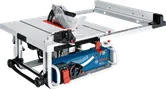 Bosch GTS 10 J table saw with adjustable incline.