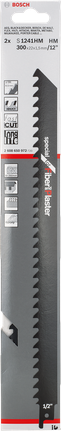 Bosch S 1241 HM reciprocating saw blade 12″.