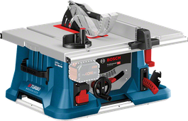 Bosch GTS 18V-216 cordless table saw with BITURBO technology.