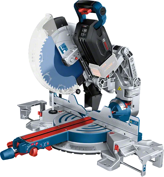 Bosch GCM 18V-305 GDC cordless sliding miter saw.